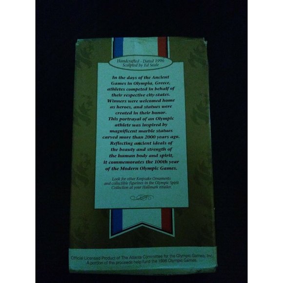 Holiday Hallmark Keepsake Ornament 1996 Olympic Triumph Atlanta